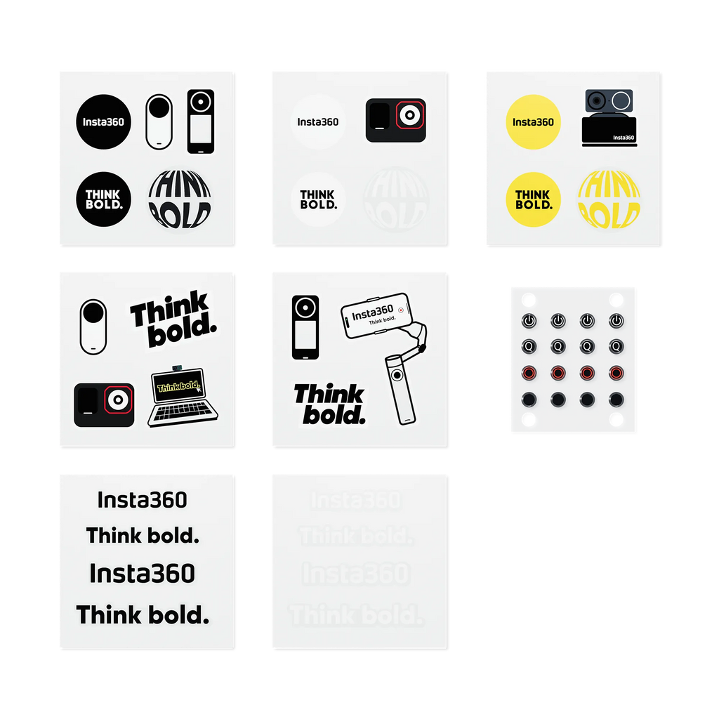 Insta360 Button Sticker Set