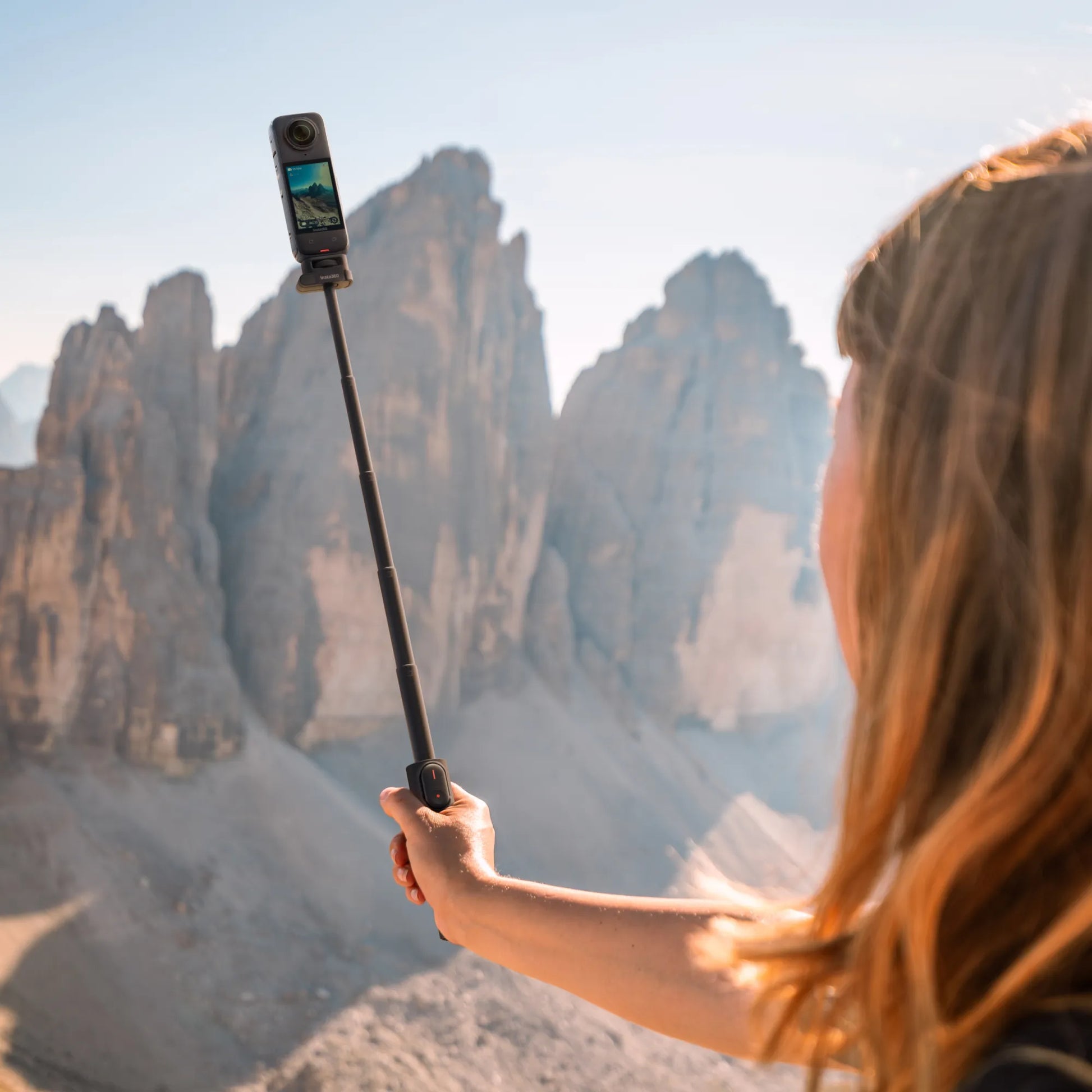 Foldable 2-in-1 Selfie Stick Remote Kit (1/4" Mount)
