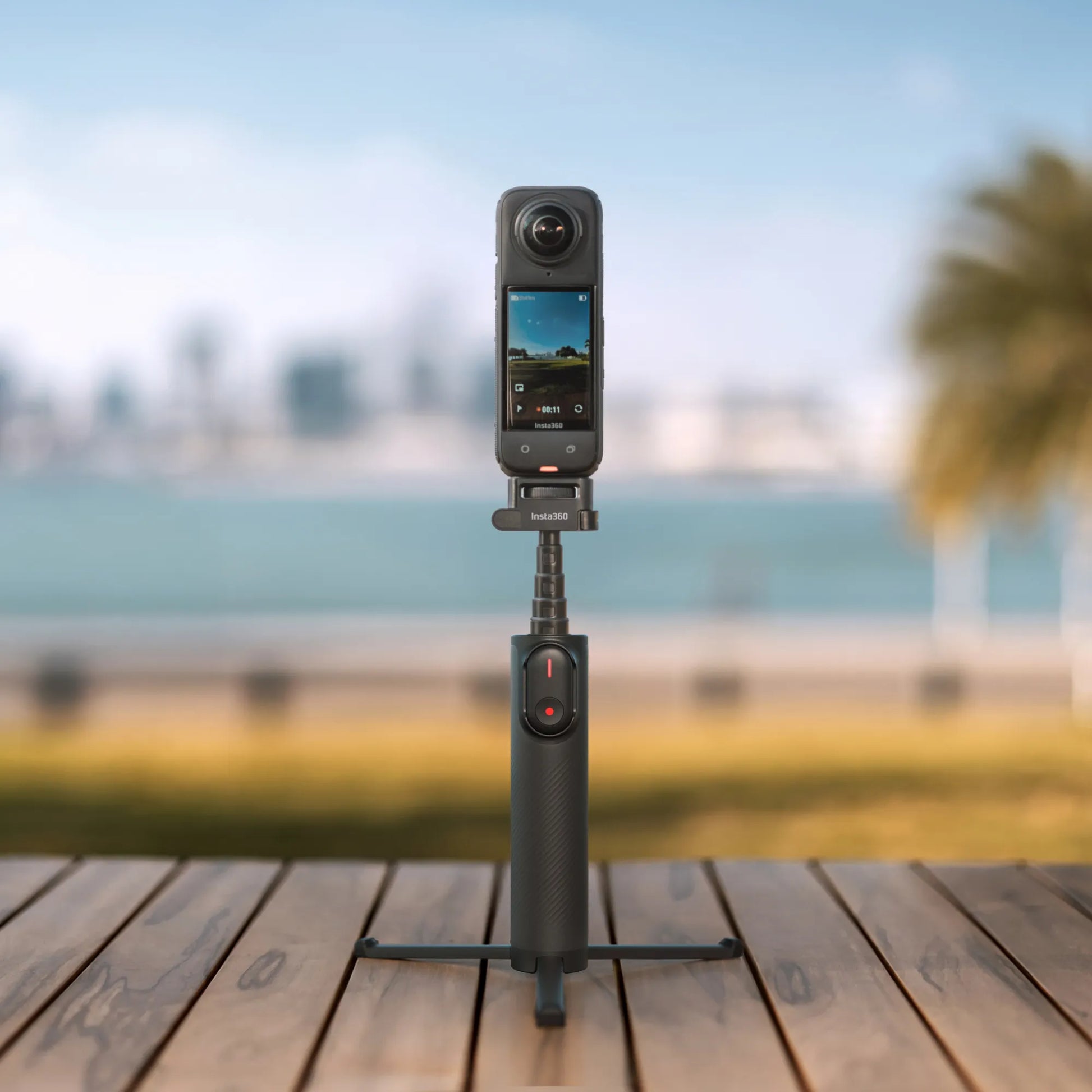 Foldable 2-in-1 Selfie Stick Remote Kit (1/4" Mount)